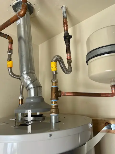 Water heater installation and plumbing repair in Fairlington