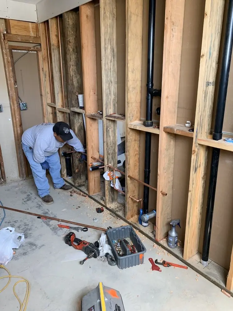 Commercial rough-in plumbing for Trenchless Sewer Repair in Fairlington